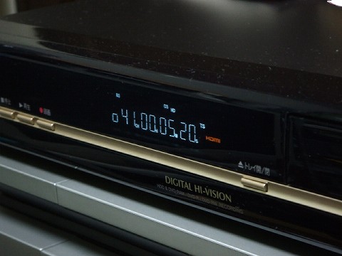 今日もレコーダー談、東芝VARDIA RD-S502の本体ソフトウェア手動
